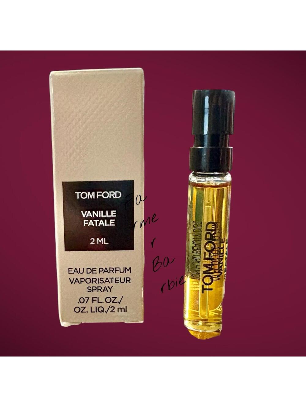 Tom Ford VANILLE FATALE Eau de Parfum .07 oz/2ml New In Box